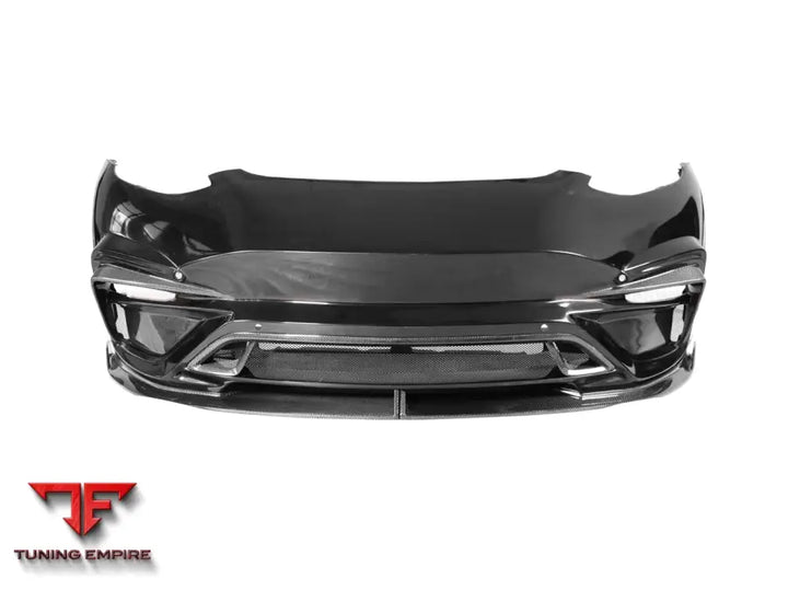 TESLA MODEL Y IMP PERFORMANCE CARBON FIBER FRONT BUMPER BSD