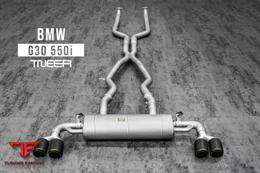 TNEER BMW 5 SERIES G CHASSIS G30 SEDAN M550i (N63) EXHAUST SYSTEM