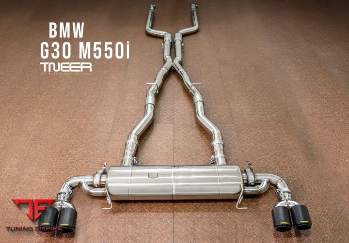 TNEER BMW 5 SERIES G CHASSIS G30 SEDAN M550i (N63) EXHAUST SYSTEM