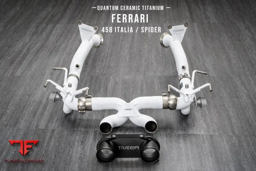TNEER FERRARI 458 ITALIA /SPIDER CERAMIC COATED TITANIUM DOWNPIPE
