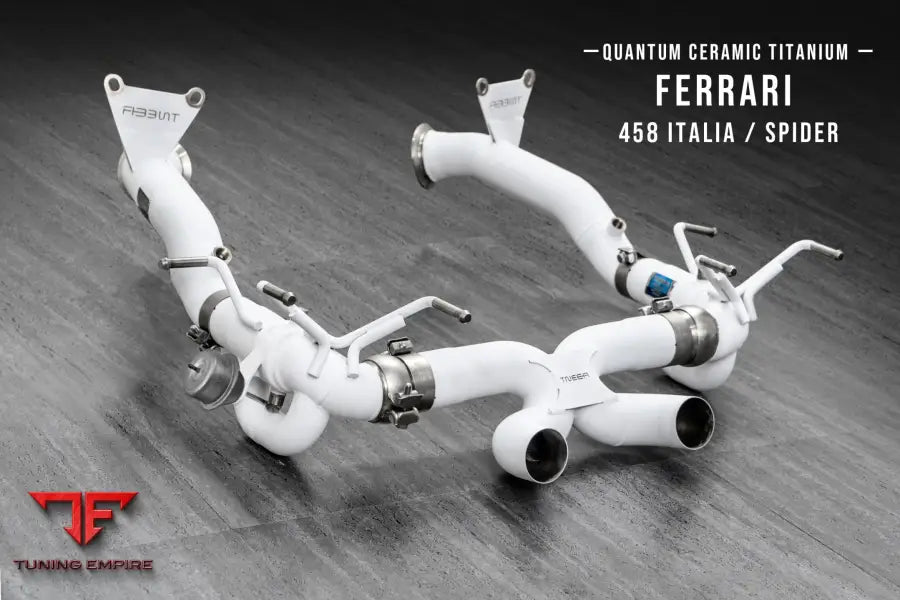 TNEER FERRARI 458 ITALIA /SPIDER CERAMIC COATED TITANIUM DOWNPIPE