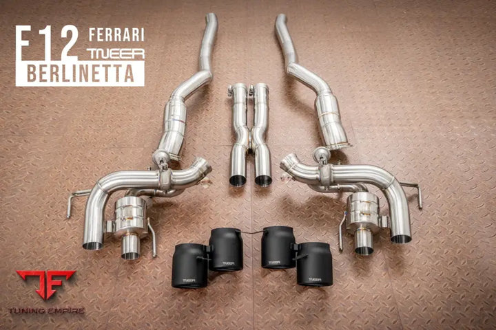 TNEER FERRARI F12 BERLINETTA EXHAUST SYSTEM