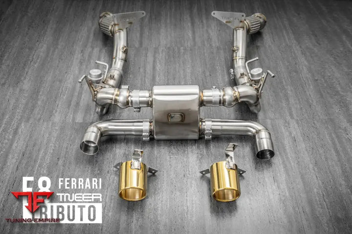 TNEER FERRARI F8 TRIBUTO EXHAUST SYSTEM