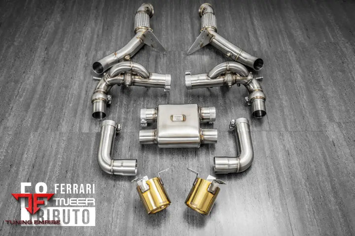 TNEER FERRARI F8 TRIBUTO EXHAUST SYSTEM