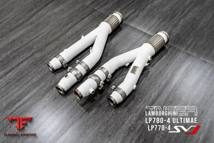 TNEER LAMBORGHINI AVENTADOR LP770-4 SVJ CERAMIC COATED EXHAUST SYSTEM