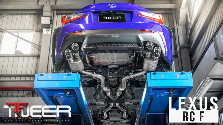 TNEER LEXUS RC F EXHAUST SYSTEM