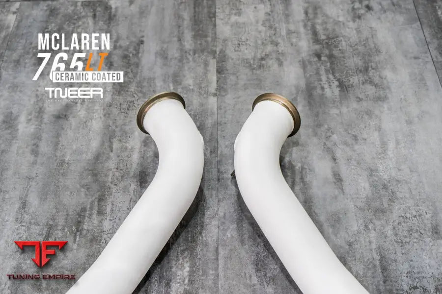 TNEER McLaren 765LT CERAMIC COATED DOWNPIPE