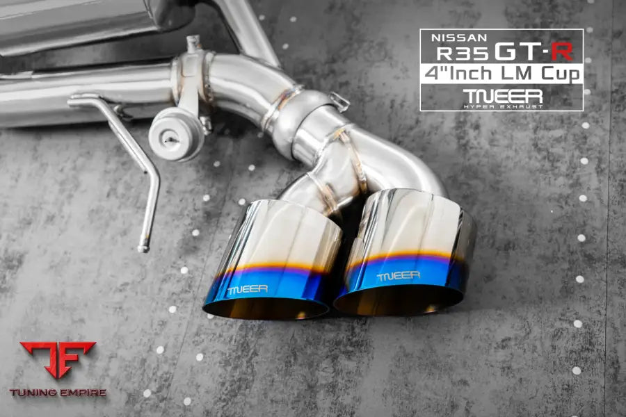 TNEER NISSAN R35 GTR 4’’INCH LM CUP EXHAUST SYSTEM