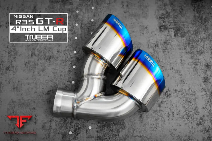 TNEER NISSAN R35 GTR 4’’INCH LM CUP EXHAUST SYSTEM