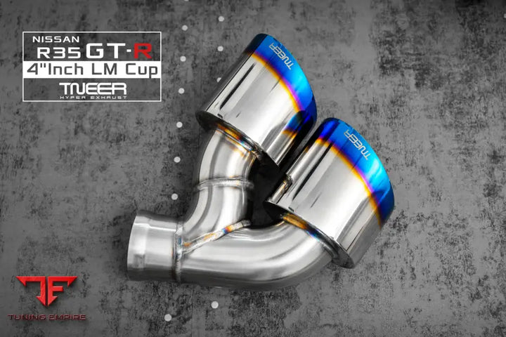 TNEER NISSAN R35 GTR 4’’INCH LM CUP EXHAUST SYSTEM