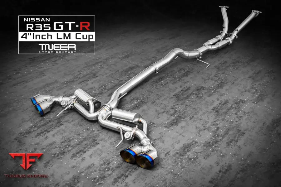 TNEER NISSAN R35 GTR 4’’INCH LM CUP EXHAUST SYSTEM