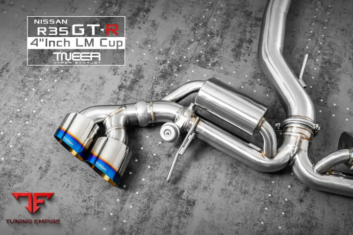 TNEER NISSAN R35 GTR 4’’INCH LM CUP EXHAUST SYSTEM