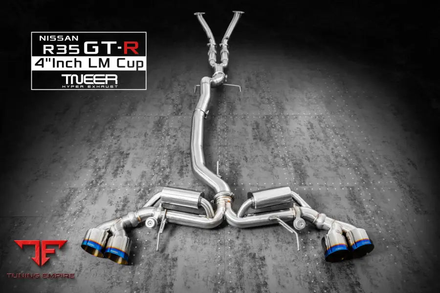 TNEER NISSAN R35 GTR 4’’INCH LM CUP EXHAUST SYSTEM