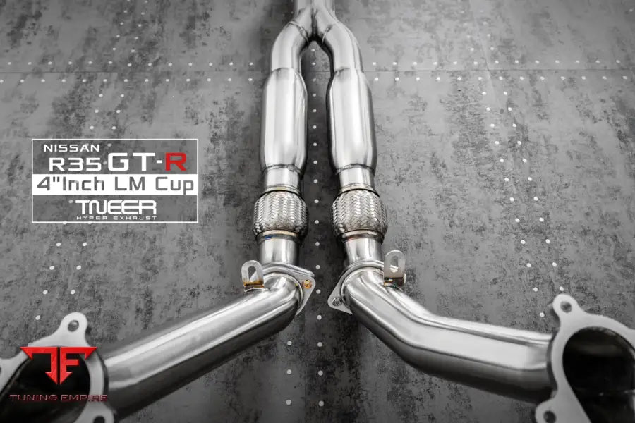 TNEER NISSAN R35 GTR 4’’INCH LM CUP EXHAUST SYSTEM