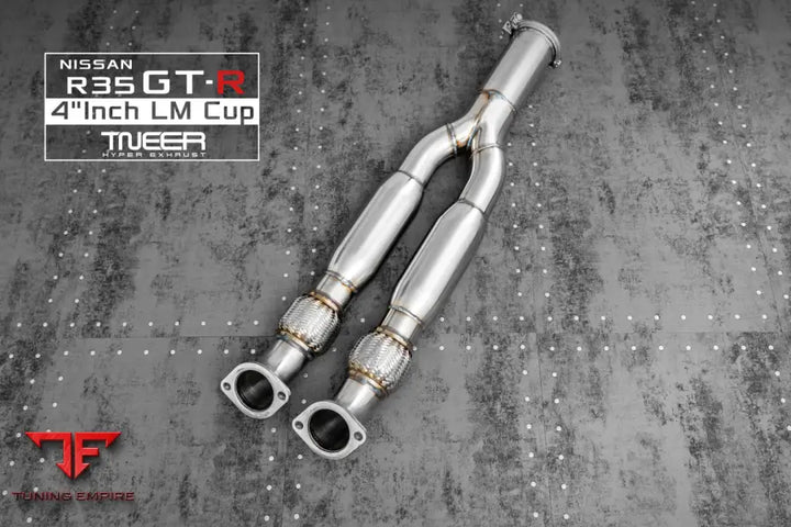 TNEER NISSAN R35 GTR 4’’INCH LM CUP EXHAUST SYSTEM