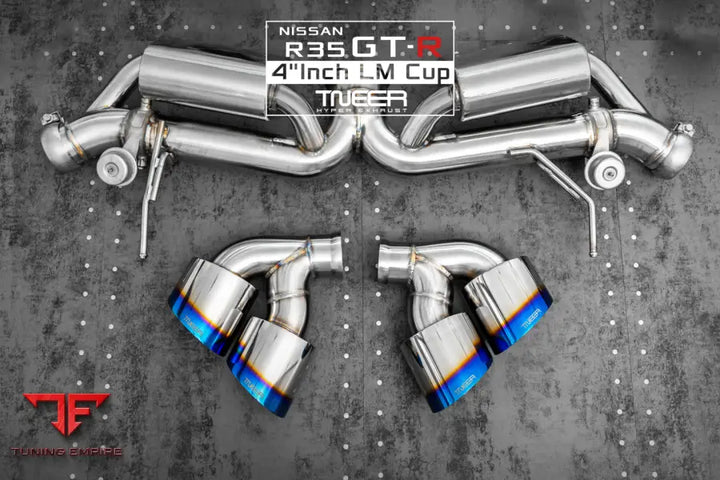 TNEER NISSAN R35 GTR 4’’INCH LM CUP EXHAUST SYSTEM