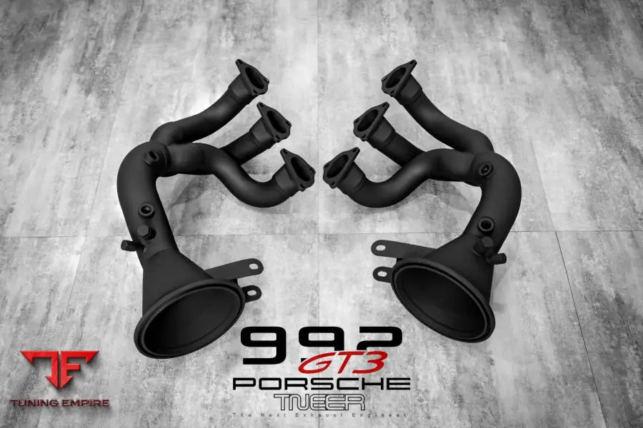 TNEER PORSCHE 992 GT3 CATLESS HEADER EXHAUST SYSTEM