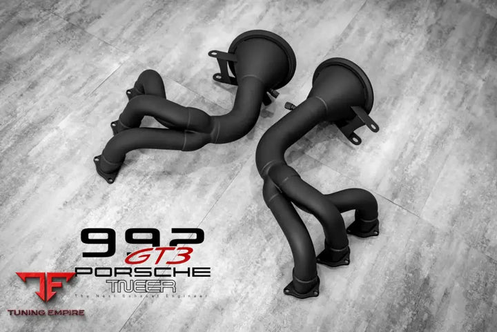 TNEER PORSCHE 992 GT3 CATLESS HEADER EXHAUST SYSTEM