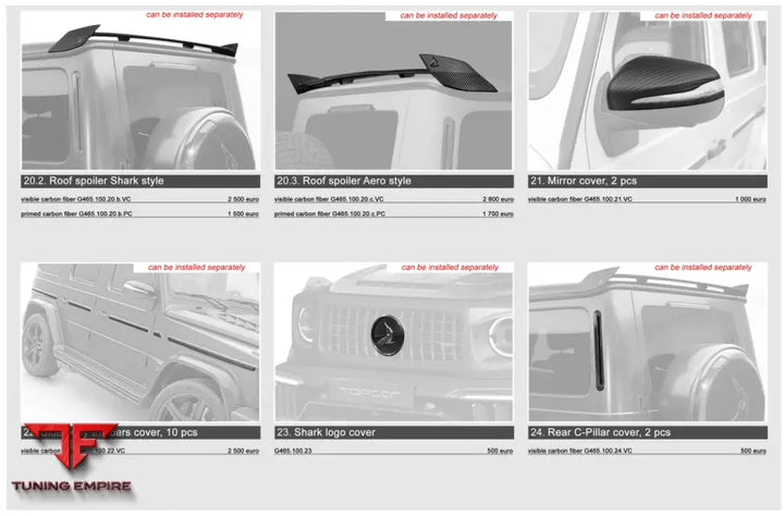 TOP CAR MERCEDES G CLASS (W465) 2025 INFERNO