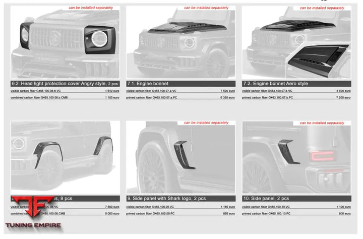 TOP CAR MERCEDES G CLASS (W465) 2025 INFERNO