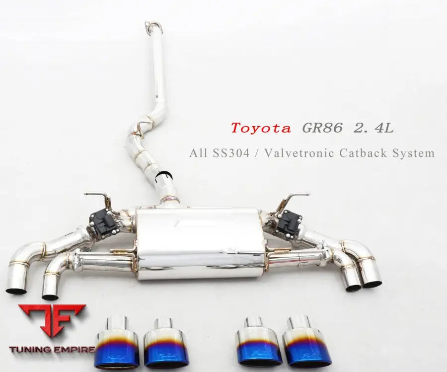 Toyota Gr86 2.4L All Ss304 Valvetronic Exhaust System