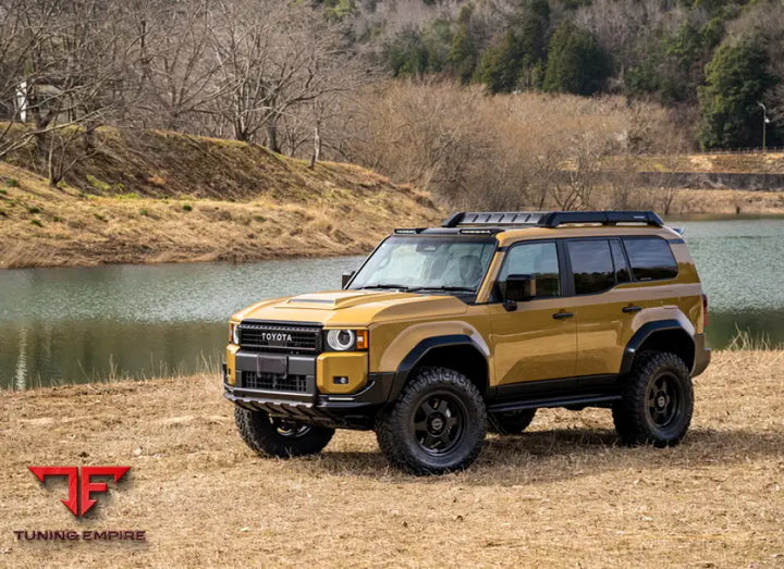TOYOTA LAND CRUISER 250 YELLOW BODY KIT WITH WHEELS