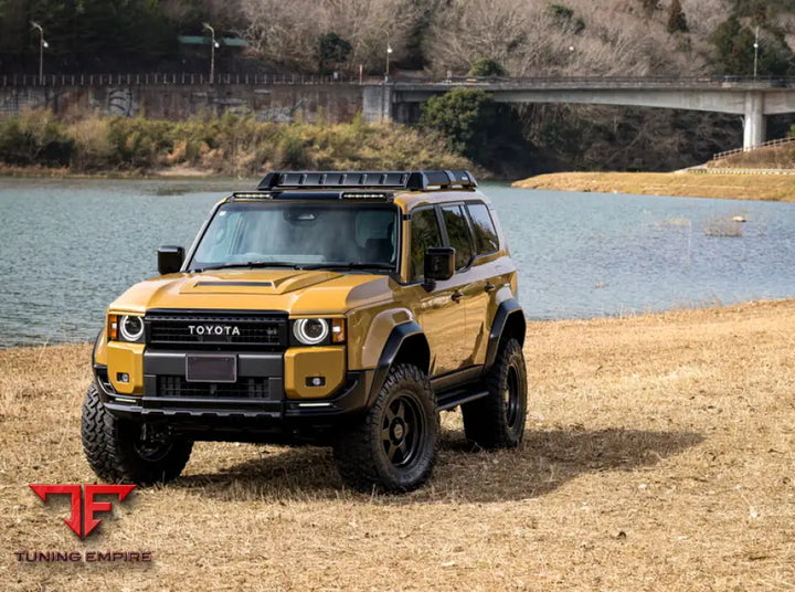 TOYOTA LAND CRUISER 250 YELLOW BODY KIT WITH WHEELS