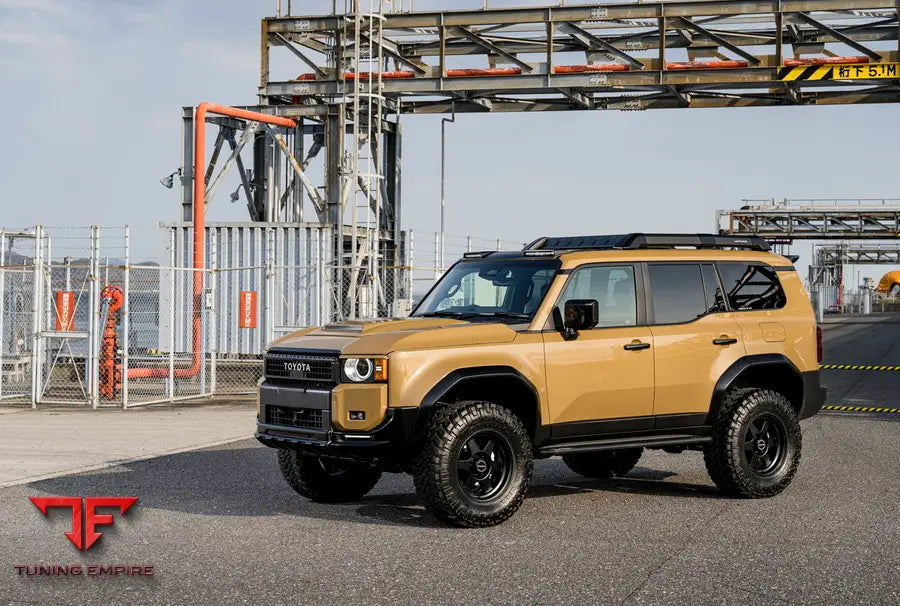 TOYOTA LAND CRUISER 250 YELLOW BODY KIT WITH WHEELS