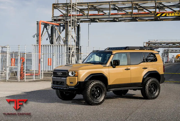 TOYOTA LAND CRUISER 250 YELLOW BODY KIT WITH WHEELS