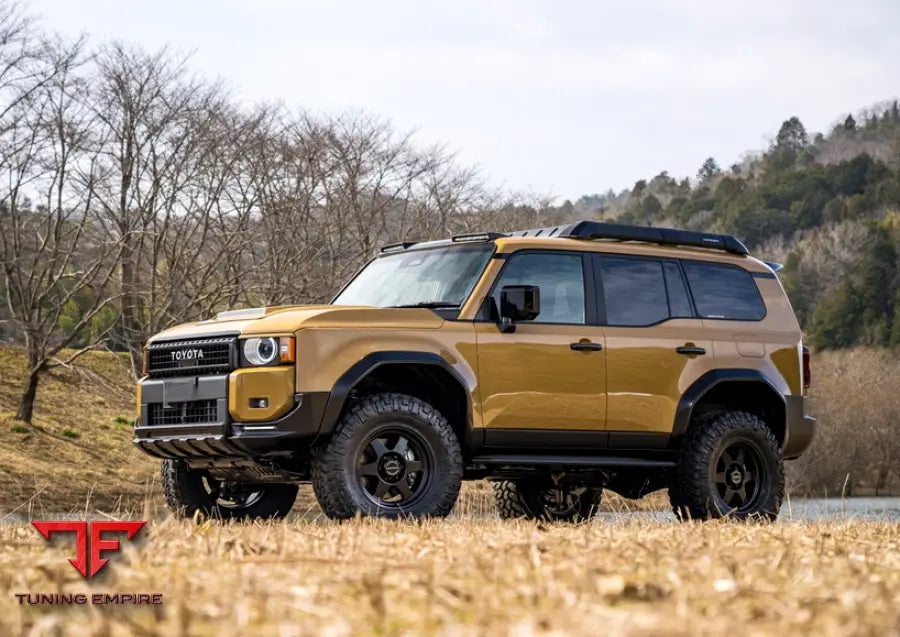 TOYOTA LAND CRUISER 250 YELLOW BODY KIT WITH WHEELS