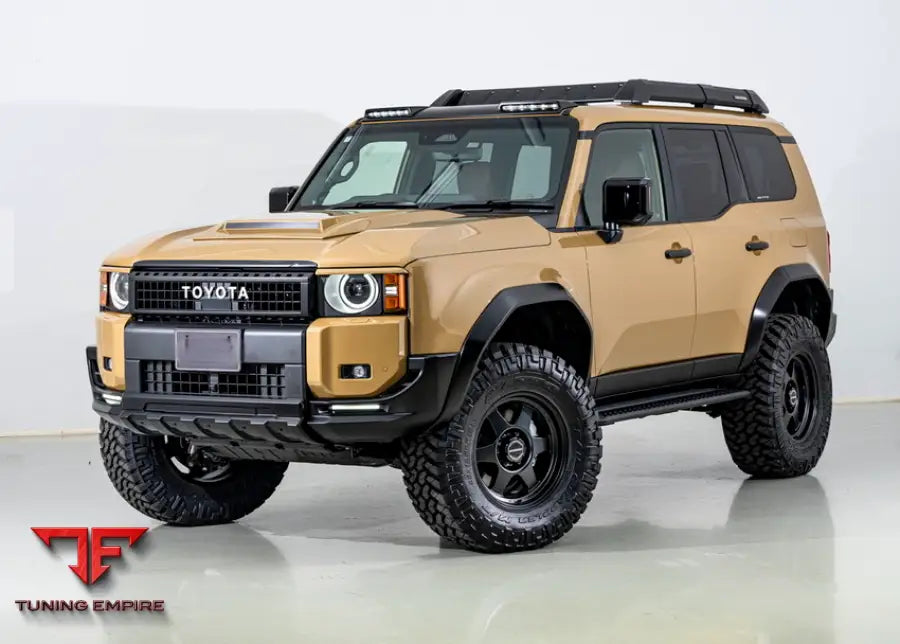 TOYOTA LAND CRUISER 250 YELLOW BODY KIT WITH WHEELS