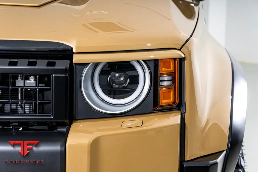 TOYOTA LAND CRUISER 250 YELLOW BODY KIT WITH WHEELS