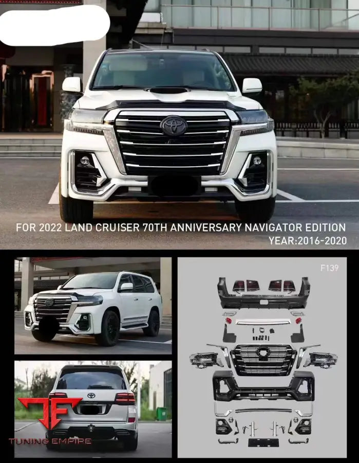 TOYOTA LAND CRUISER LC 200 2016-2020 70th Anniversary navigator edition BODY KIT