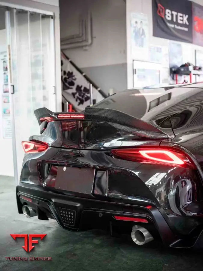 TOYOTA SUPRA A90 2019 + Rear Spoiler with LED LIGHTS