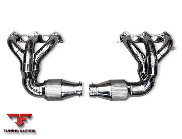 TUBI PORSCHE 911 991 GT3 & GT3 RS & R STRAIGHT PIPES INCONEL EXHAUST MANIFOLDS KIT
