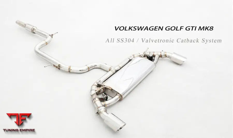 Volkswagen Golf Mk8 All Ss304 Valvetronic Exhaust System