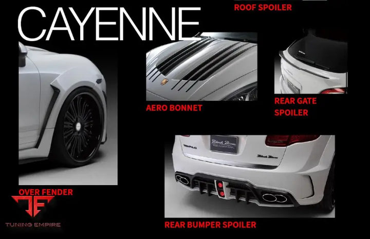 WALD PORSCHE CAYENNE 958 BLACK BISON WIDE BODY KIT 2010-2014