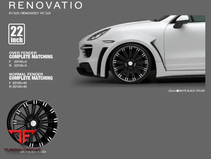 WALD PORSCHE CAYENNE 958 BLACK BISON WIDE BODY KIT 2010-2014